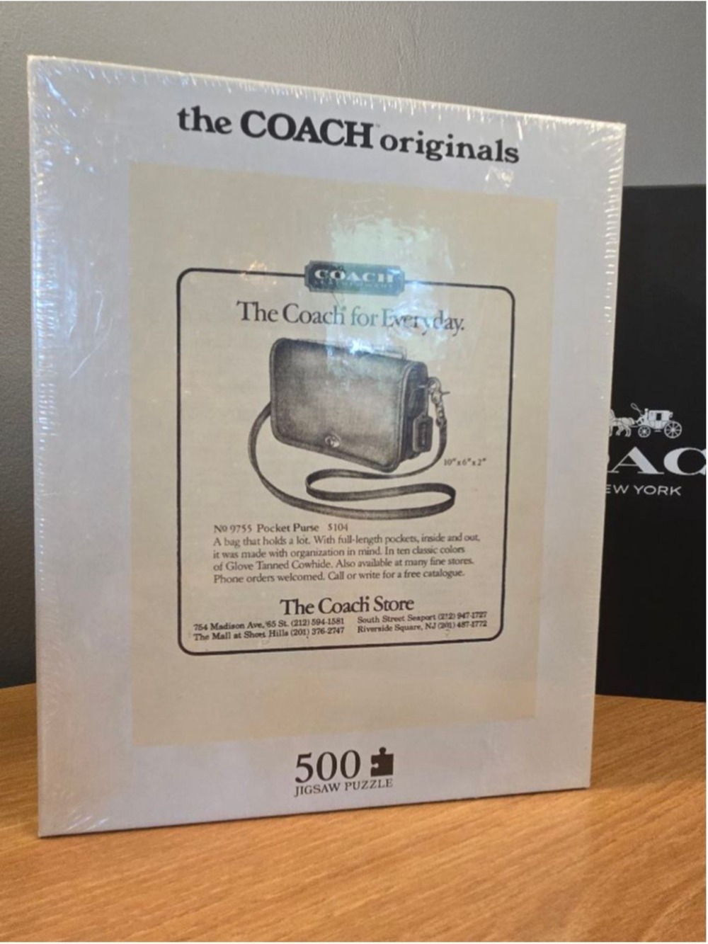 NWT Vintage Coach 500 Piece Jigsaw Puzzle